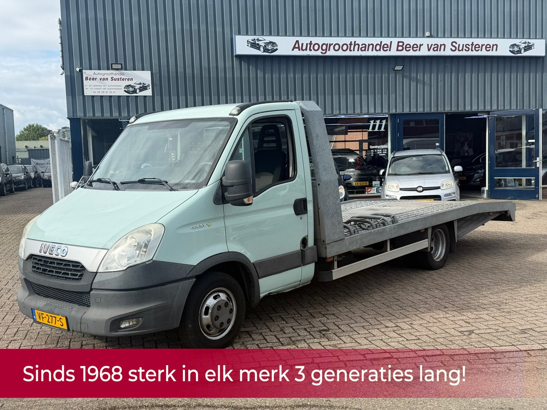 Iveco Daily 40C21 D 410 204PK WITTEVEEN! NL NAP 2e EIGENAAR!, Euro 5, Gebruikt, 4 cilinders, Iveco