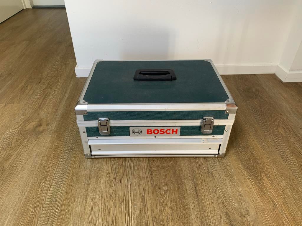 Bosch Koffer voor schroefboormachine met Accessoires, Ophalen, Gebruikt, Variabele snelheid, Boor- en Schroefmachine