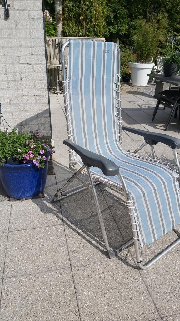 Crespo relaxstoel, Caravans en Kamperen, Ophalen, Gebruikt, Campingstoel