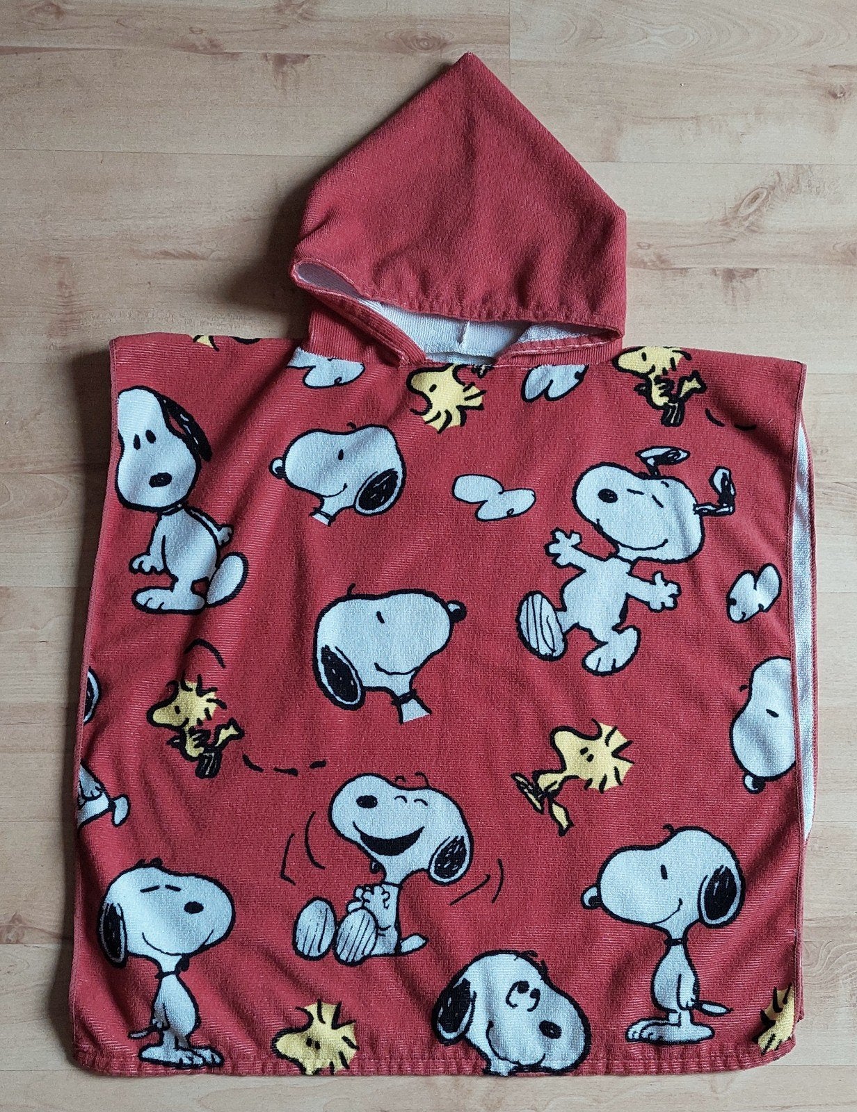 Snoopy (Peanuts) badponcho, Jongen of Meisje, One size, Ophalen of Verzenden, Zo goed als nieuw