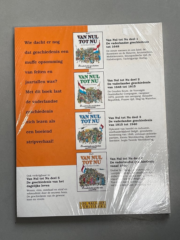 De vaderlandse geschiedenis – Van nul tot nu, delen 1 t/m 4, Ophalen of Verzenden, Nieuw