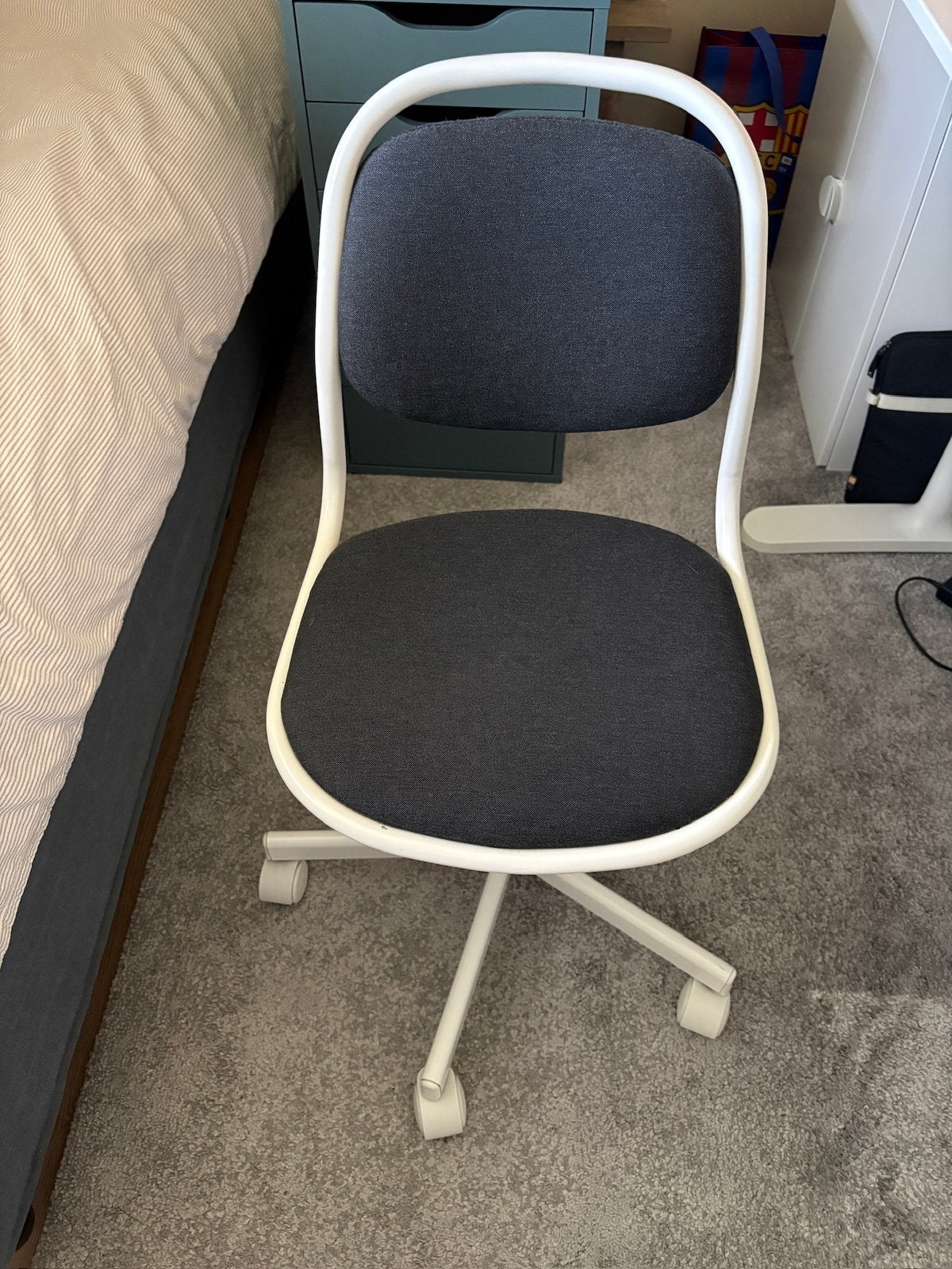 IKEA kinderbureaustoel, Ophalen, Gebruikt, Wit