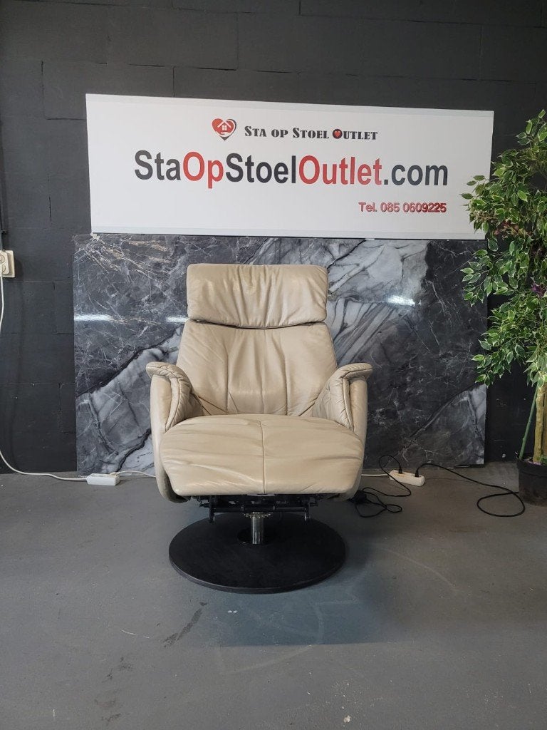 Staopstoel Goteborg Leder met lumbaalknop, Minder dan 50 cm, Minder dan 75 cm, Leer, Ophalen of Verzenden