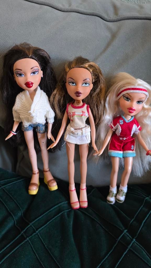 3 leuke Bratz poppen met buigbare knieën, Ophalen of Verzenden