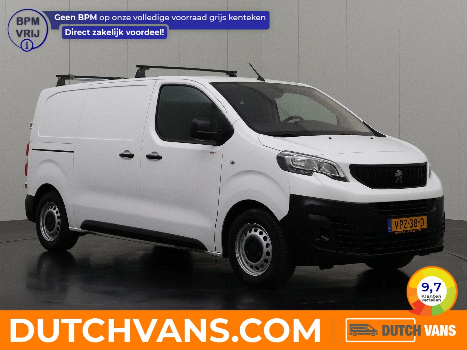 Peugeot Expert 2.0BlueHDI 145PK Lang Premium | Trekhaak | Da, Voorwielaandrijving, Stof, Gebruikt, Euro 6