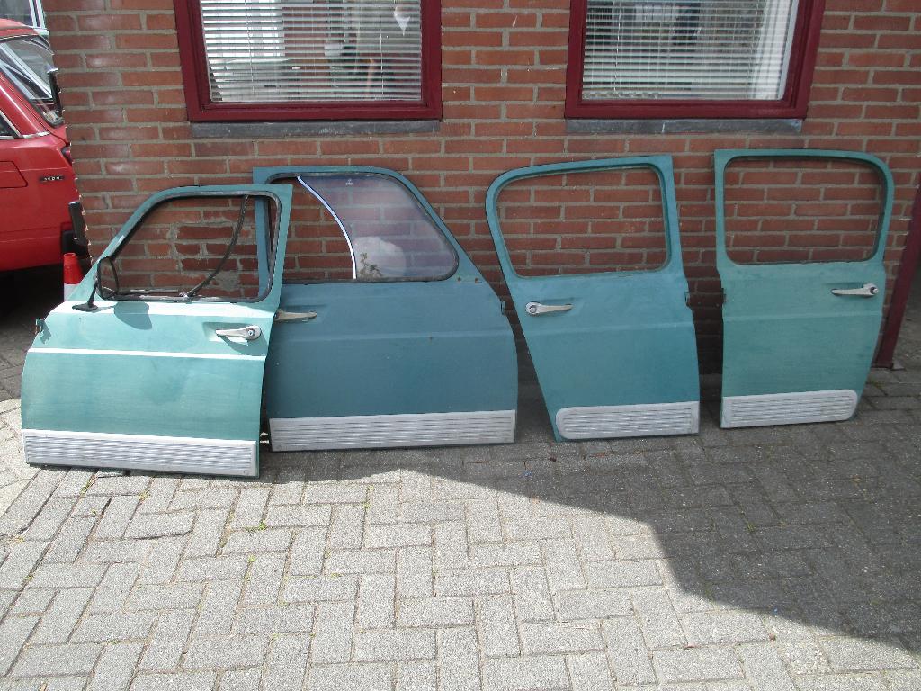 Renault 4 portieren set, Ophalen, Gebruikt, Renault, Deur
