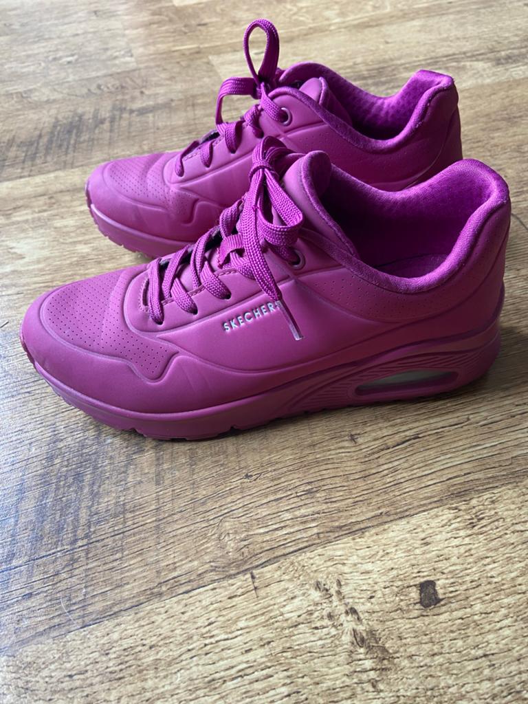 Skechers Air-Cooled Memory Foam Sneakers Maat 37, Ophalen, Roze, Sneakers of Gympen, Zo goed als nieuw