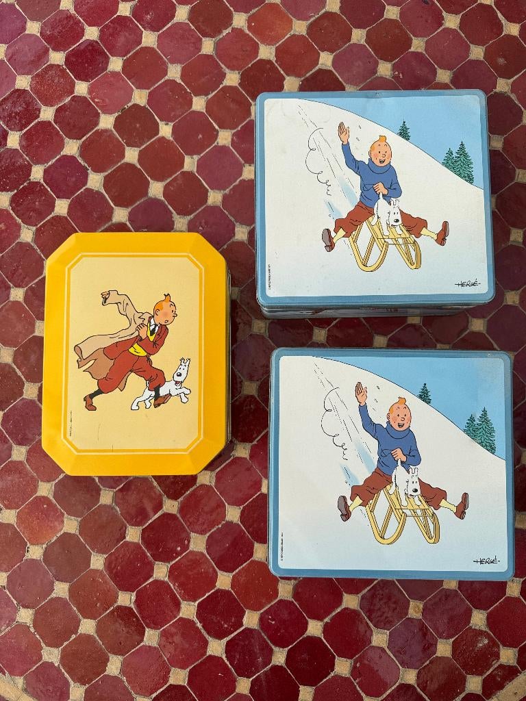 Kuifje blikken, Ophalen of Verzenden, Gebruikt, Overige