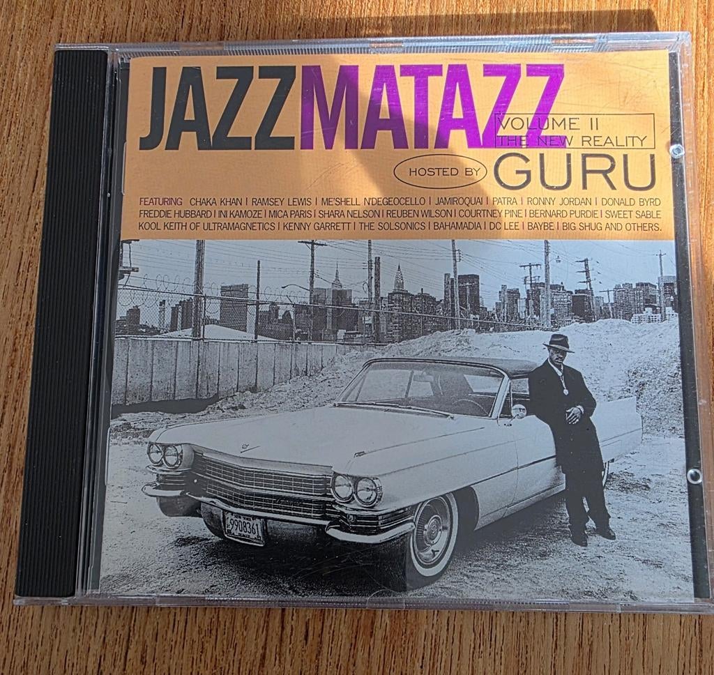 Jazzmatazz Volume II The New Reality - Guru CD, Cd's en Dvd's, Cd's | Jazz en Blues, Gebruikt, Jazz, Ophalen of Verzenden
