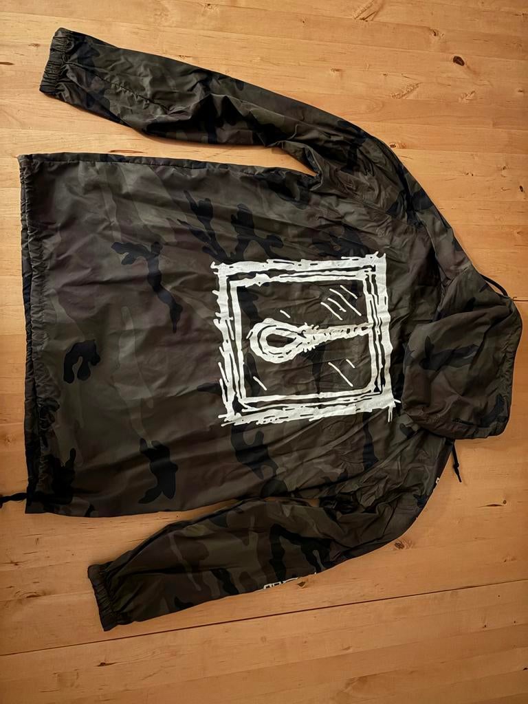 Lil Peep Camo Windbreaker Maat L, Ophalen, Gedragen, Maat 52/54 (L), Groen