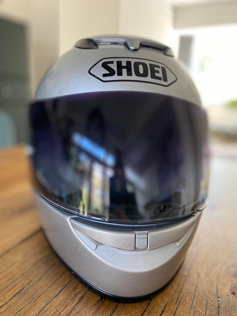 Shoei Raid 2, zilver, incl extra vizier, maat S, Ophalen of Verzenden, Integraalhelm, S, Shoei
