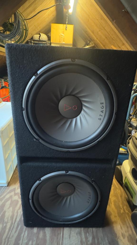 Jbl stage 1200d in nieuwstaat, Auto diversen, Autospeakers, Ophalen, Zo goed als nieuw