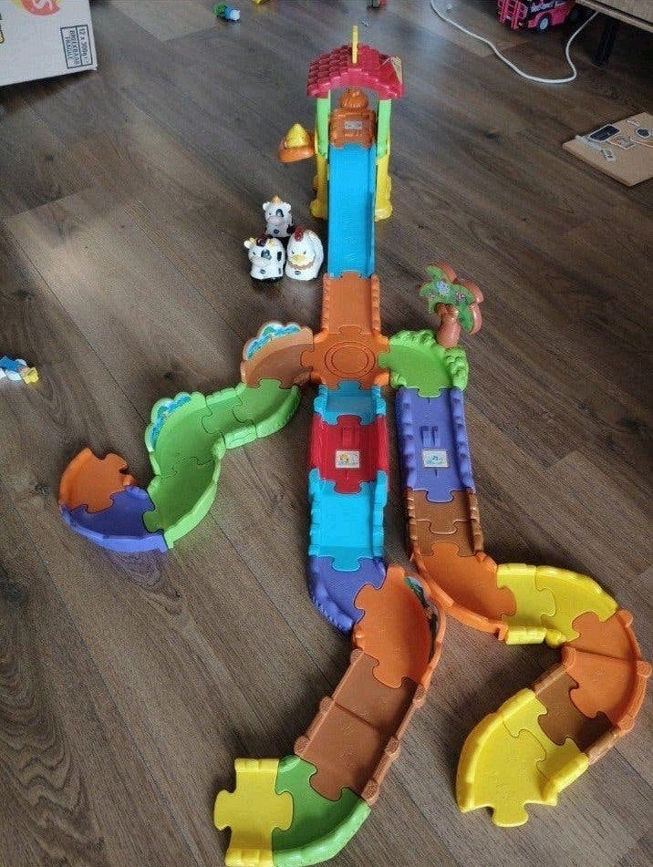 vtech toet toet speelset met 3 dieren, Ophalen of Verzenden, Gebruikt, 2 tot 4 jaar