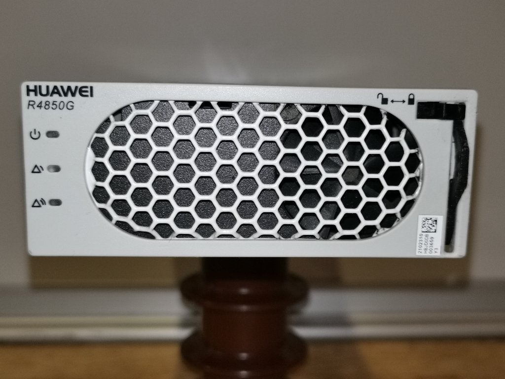 VOEDING 48V 3000W R4850G2 + CONNECTOR HUAWEI, Verzenden, Refurbished, Zender