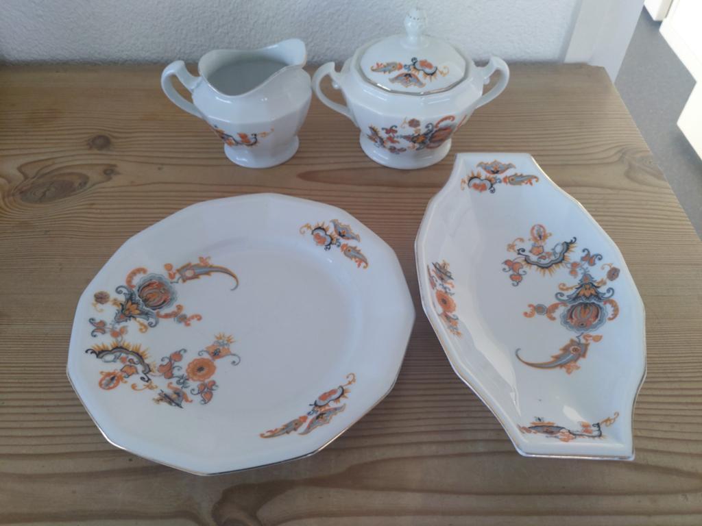 Jamin servies, suiker/melk, vlees schaaltje, bord 21 cm, Ophalen of Verzenden