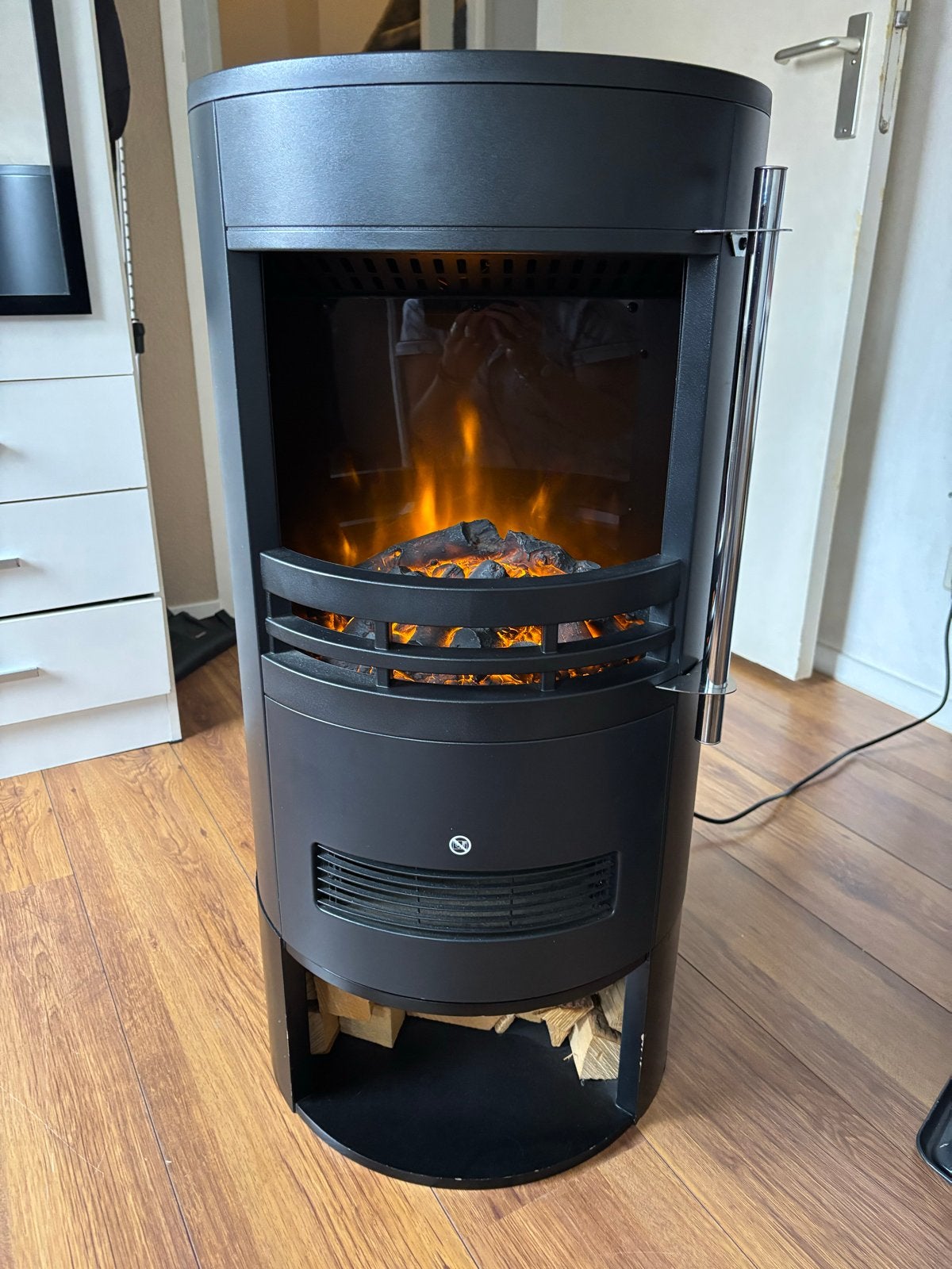 Eurom Elektrische Sfeerhaard met Verwarming, Ophalen, Overige soorten, Elektrisch, Zo goed als nieuw