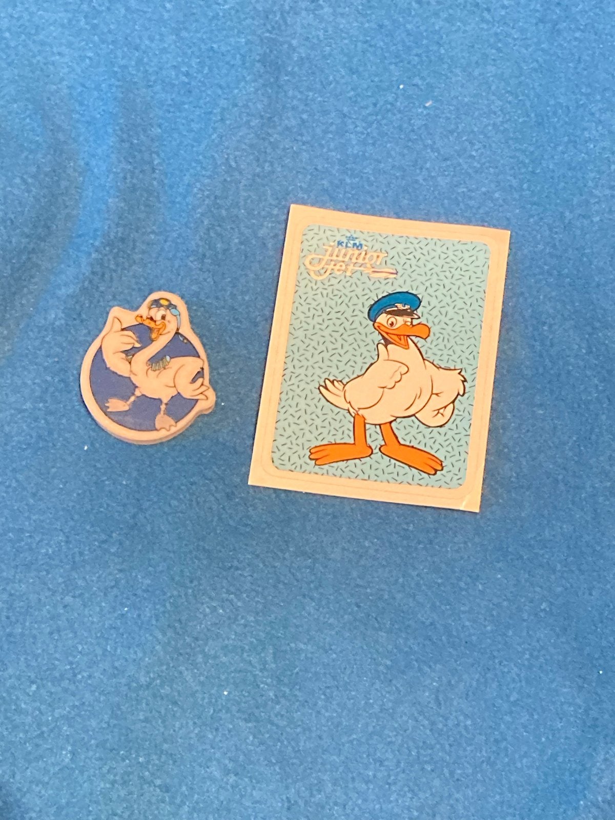 Vintage KLM Zwaan sticker en gum, Verzamelen, Merken en Reclamevoorwerpen, Ophalen of Verzenden, Gebruikt, Gebruiksvoorwerp