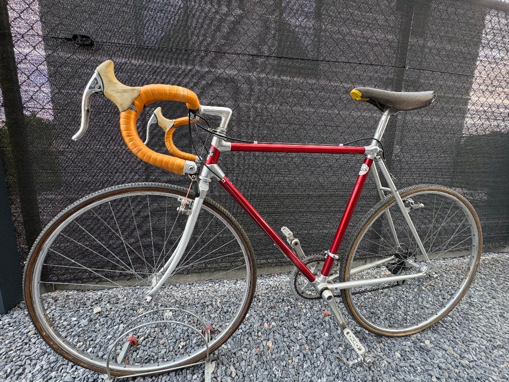 Retro alan cyclocross fiets, 28 inch, Gebruikt, Staal, Velgrem