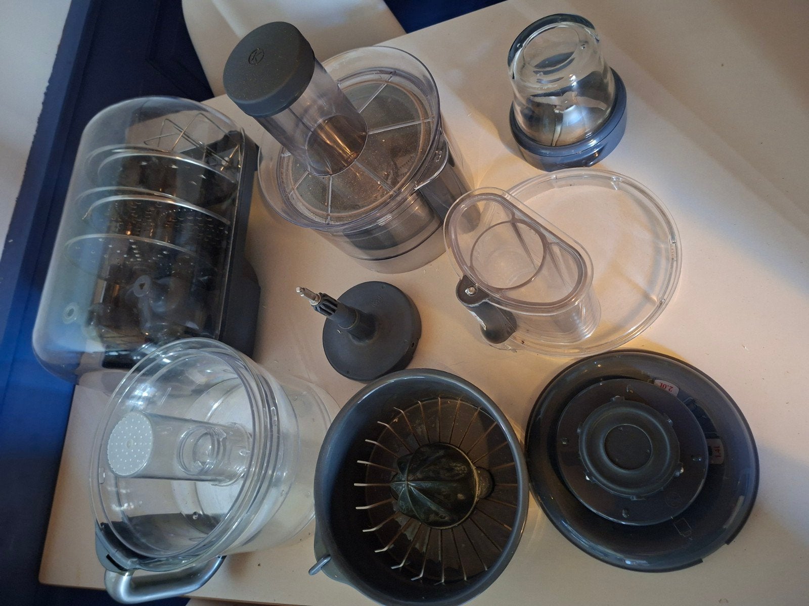 Magimix Compact 3200 XL Foodprocessor - Complete Set, 2 tot 3 liter, Ophalen, Gebruikt, 1 snelheid