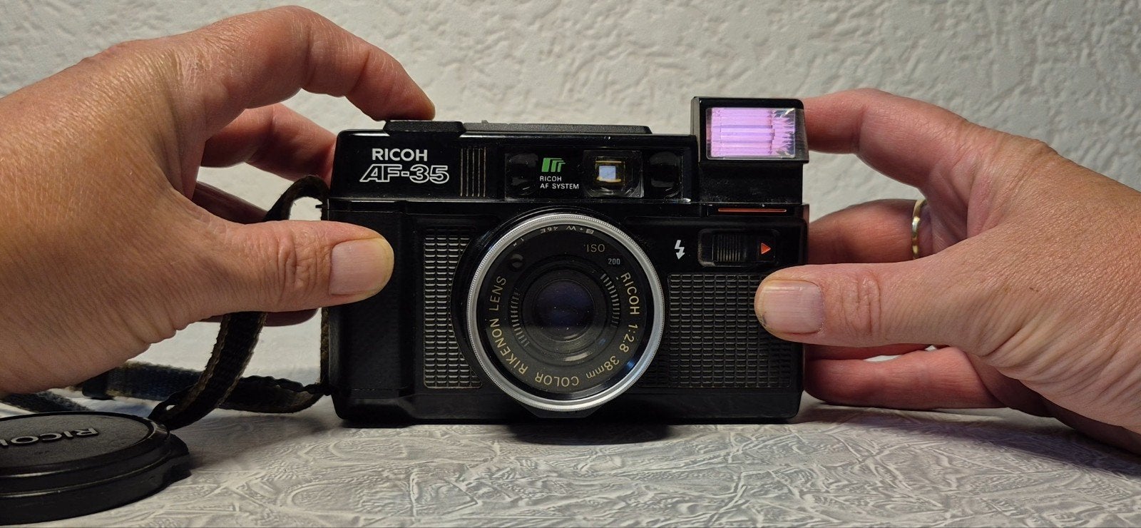 Ricoh AF-35 Point-and-Shoot Camera 38mm f/2.8 Lens, Ophalen of Verzenden, Overige Merken