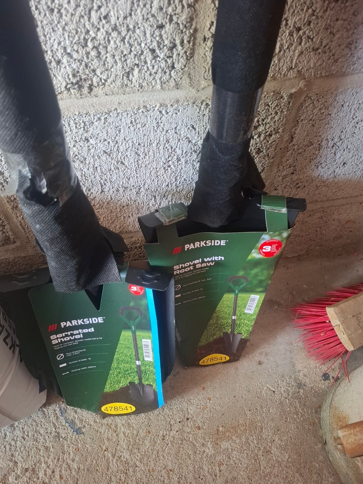 Parkside Schop met Wortelzaag en Getande Schop - Nieuw, Doe-het-zelf en Verbouw, Gereedschap | Handgereedschap, Ophalen of Verzenden