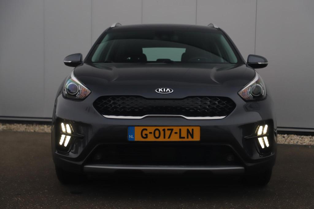 Kia Niro 1.6 GDi Hybrid DynamicLine 140PK Automaat Half Lede, Gebruikt, Euro 6, Leder en Stof, Origineel Nederlands