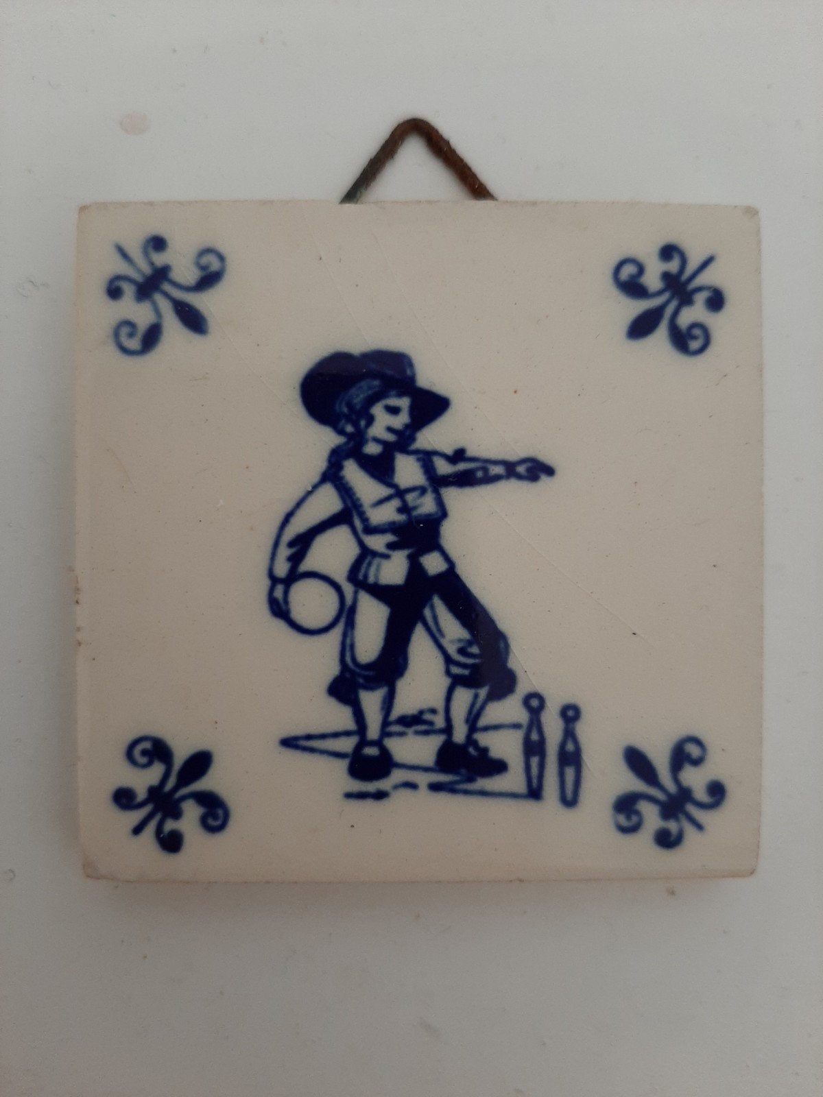 klein antieke tegeltje, Ophalen of Verzenden