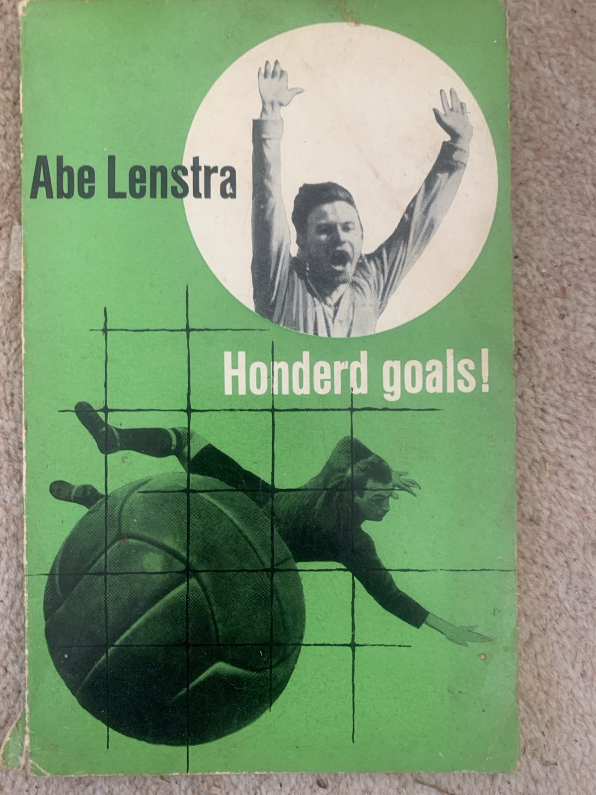 Abe Lenstra: Honderd Goals - Zeldzaam Voetbalboek, Ophalen of Verzenden, Gelezen, Balsport