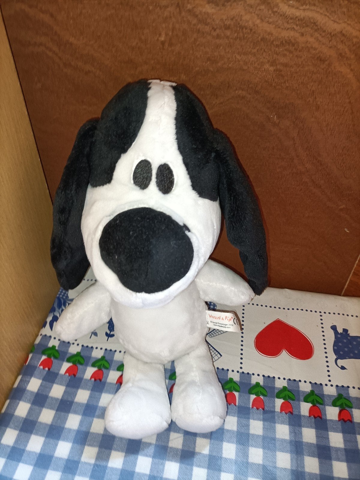 Charlie knuffel hond van Woezel en Pip 30 cm groot, Ophalen of Verzenden, Zo goed als nieuw, Hond