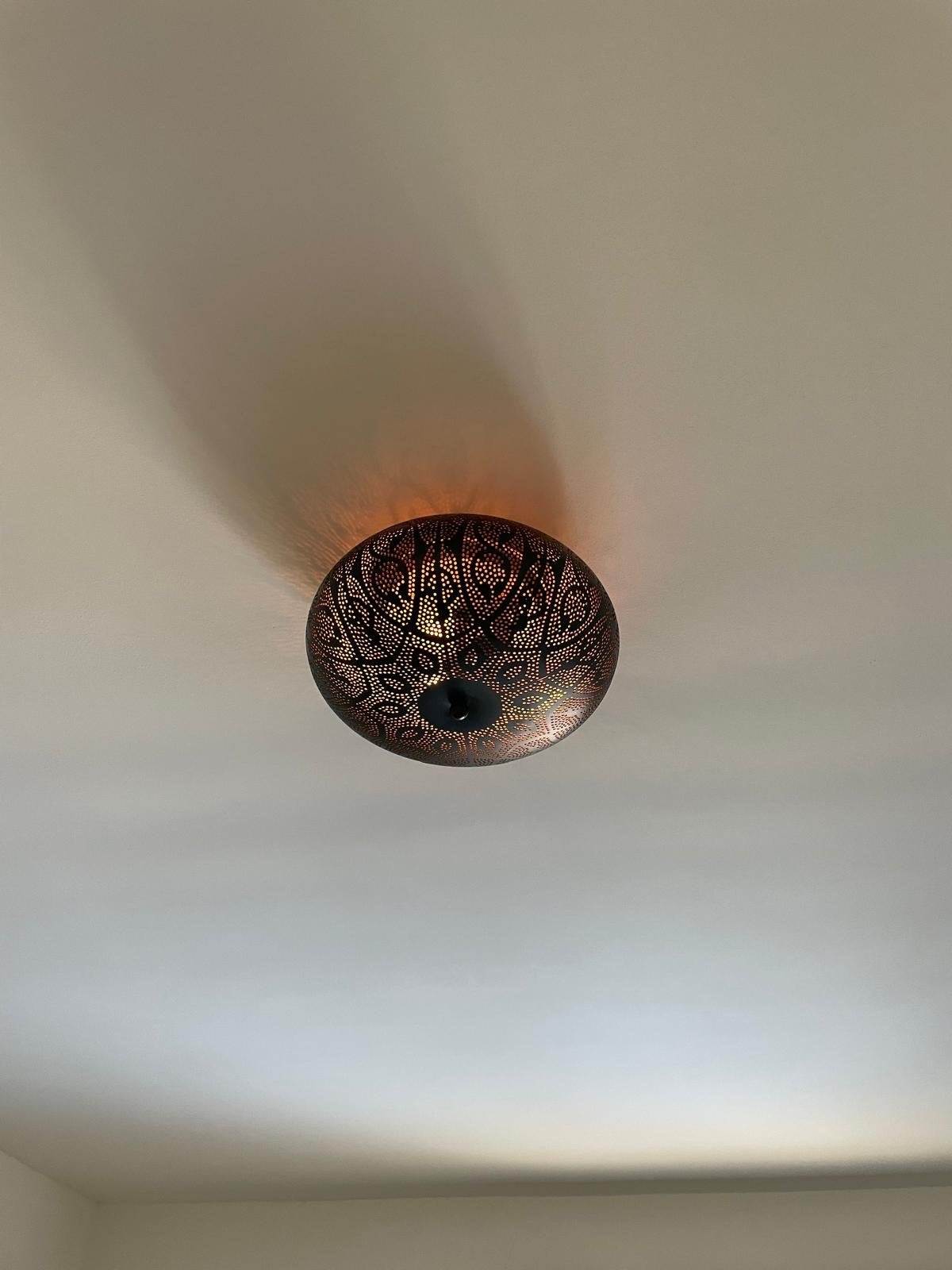 Marokkaanse plafondlamp - Oosterse sfeer, Metaal, Bohemian, Overige merken, Gebruikt