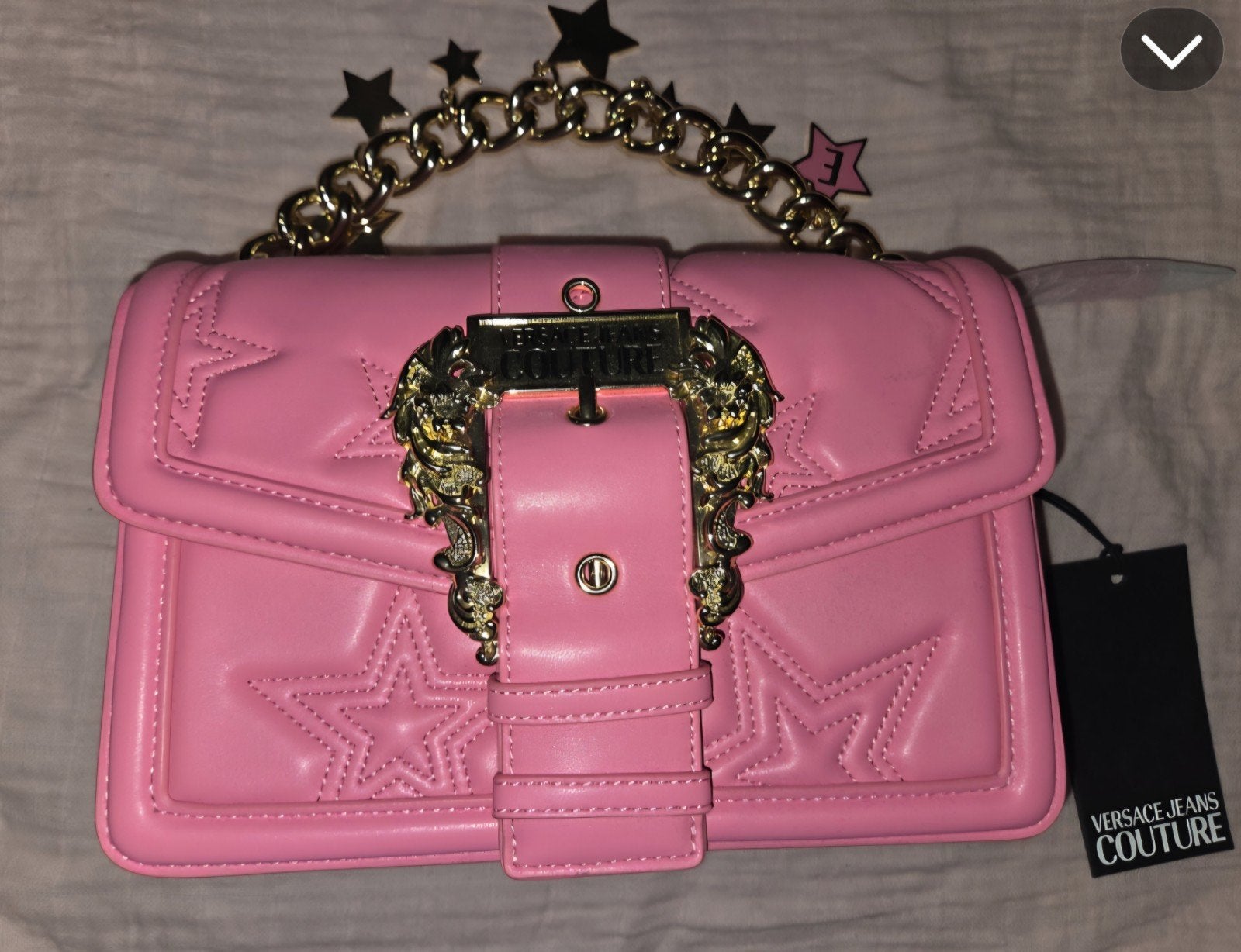 Originele Versace Jeans Couture tas - Roze, Sieraden, Tassen en Uiterlijk, Ophalen of Verzenden, Nieuw, Roze, Handtas