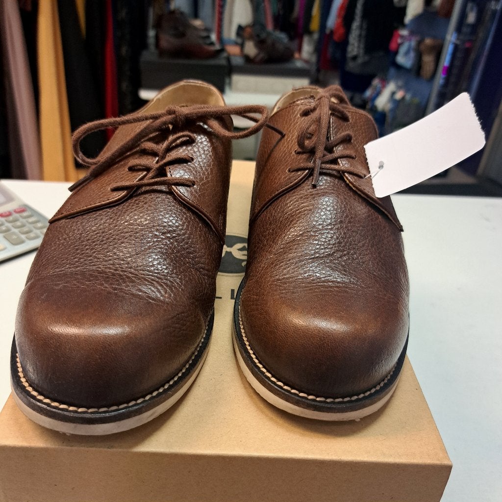Soulland donker bruine leren veter schoenen Thomas 44 40673, ., Ophalen of Verzenden, Zo goed als nieuw, Soulland