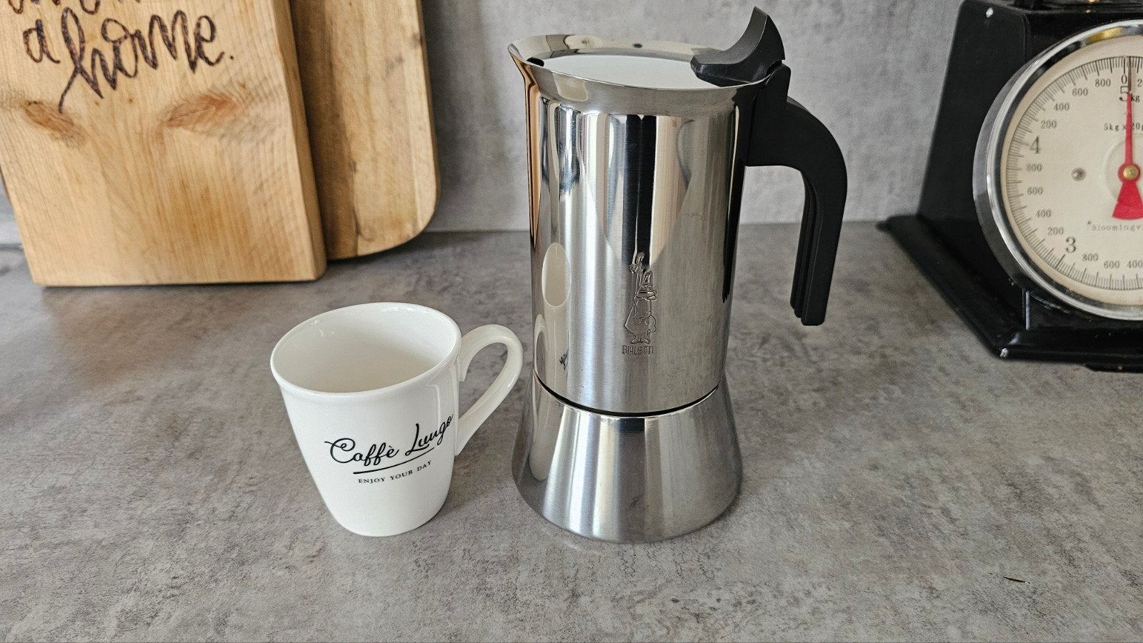 Bialetti Venus RVS Percolator / Mokkapot, Ophalen of Verzenden, Zo goed als nieuw, Espresso apparaat, Afneembaar waterreservoir