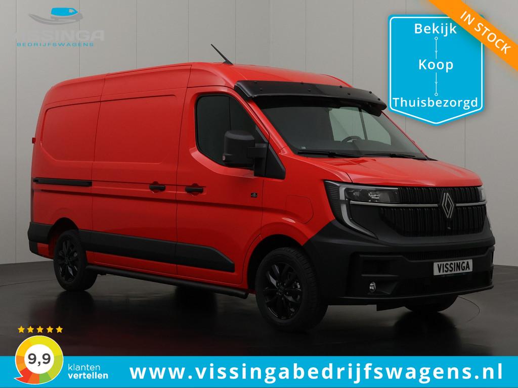 Renault Master E-Tech T35 L2H2 87 kWh Vissinga E-TECH Specia, 392 km, Electronic Stability Program (ESP), Zwart, 143 pk