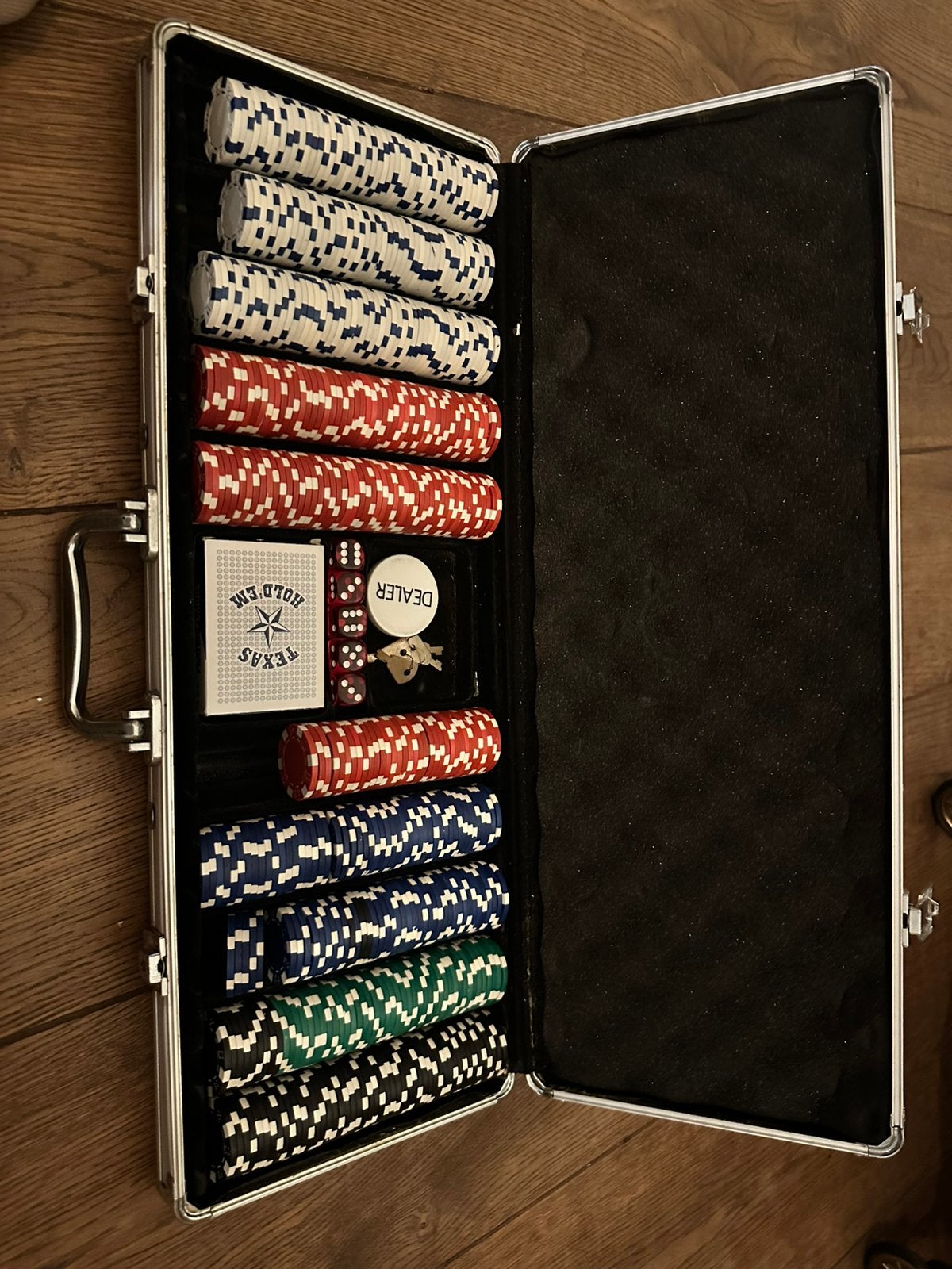 Pokerset in koffer, Ophalen of Verzenden, Zo goed als nieuw