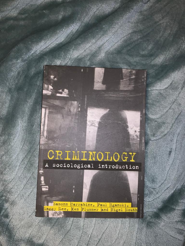 Criminology: A Sociological Introduction - Studieboek, Ophalen of Verzenden, Gamma, Gelezen, WO