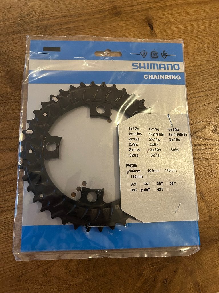 Shimano voorblad, Fietsen en Brommers, Crankstel of Pedalen, Ophalen of Verzenden, Mountainbike, Shimano