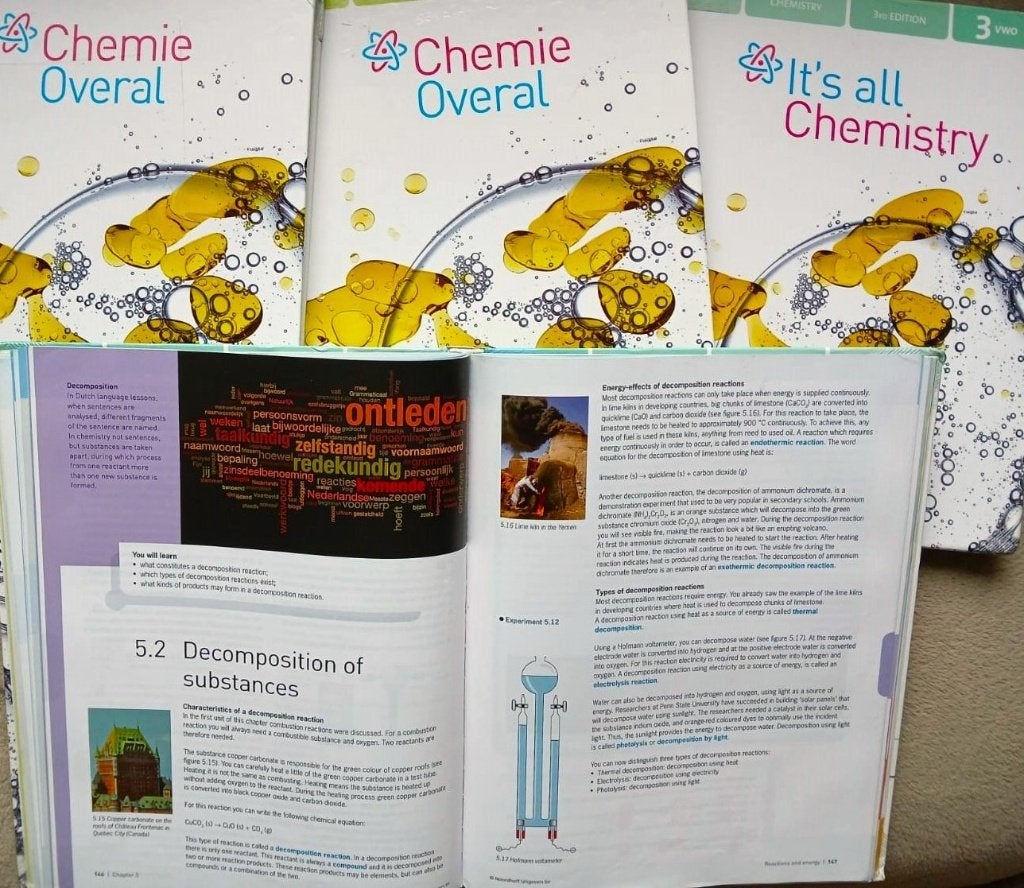 Chemie Overal 7e editie 3 VWO of TTO 3rd edition (hardcover), Gelezen, VWO, Scheikunde, Verzenden