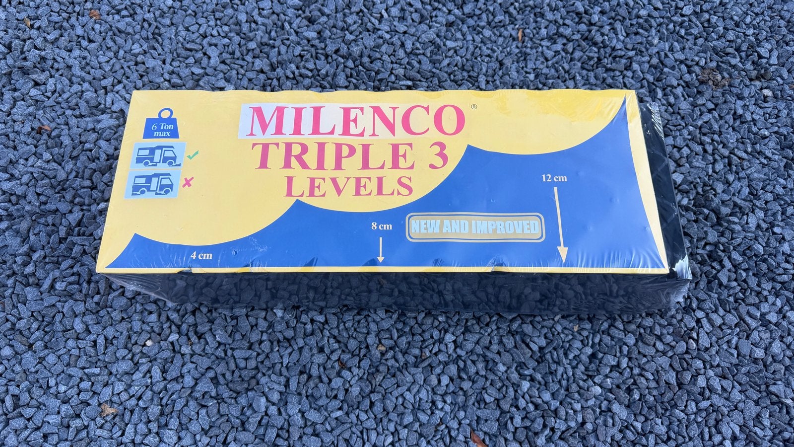 Milenco Triple 3 Levels Oprijblokken - Nieuw, Caravans en Kamperen, Ophalen of Verzenden, Nieuw