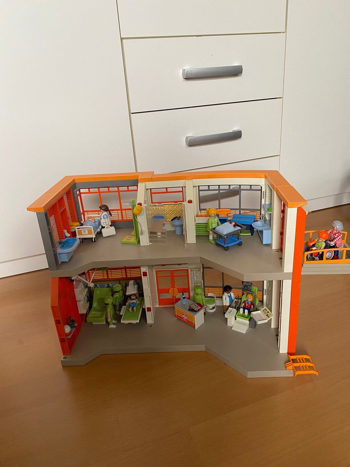 Playmobil ziekenhuis, Ophalen, Gebruikt, Complete set, Gebouw