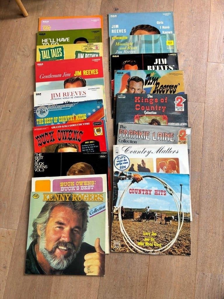 21 vinyl LP oa country, kenny rogers, jim reeves, buck owens, LP, Overige genres, Ophalen of Verzenden, Zo goed als nieuw