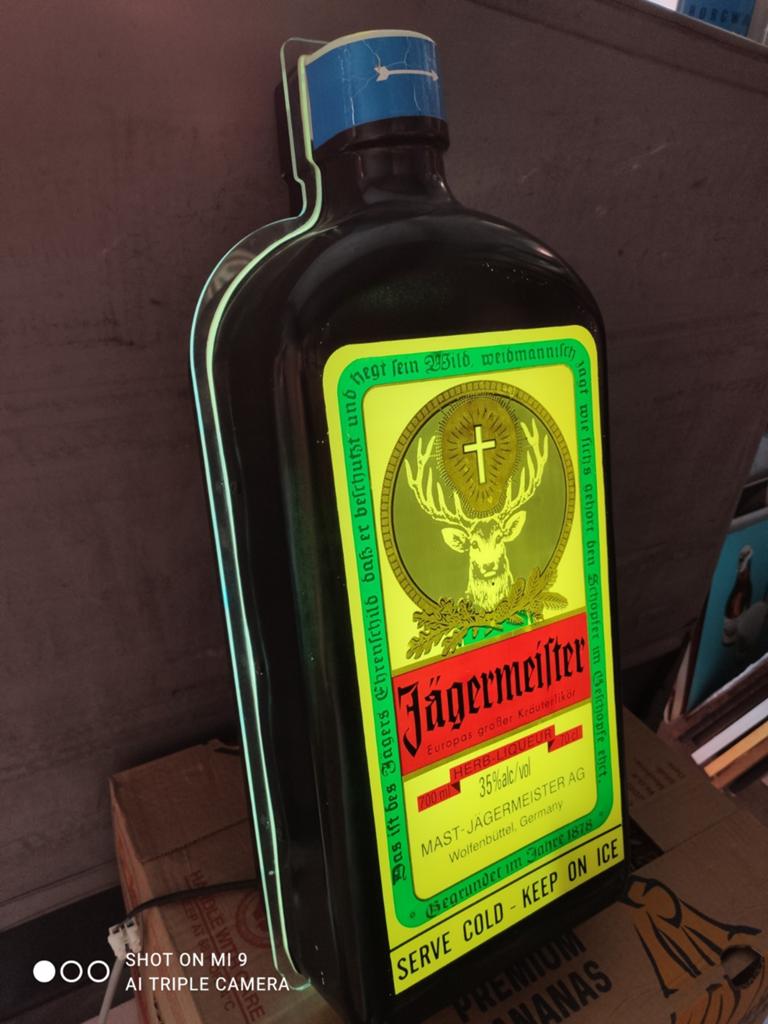 Jägermeister verlichting, Ophalen of Verzenden, Lichtbak of (neon) lamp