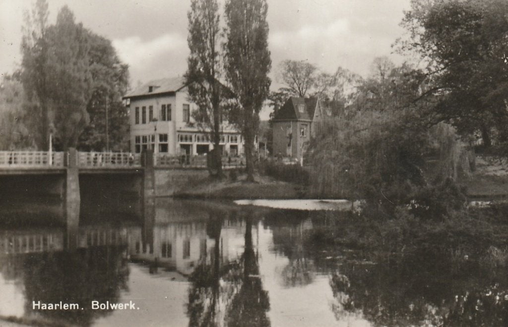 Haarlem  Bolwerk  zweeds restaurant, Ophalen of Verzenden, 1940 tot 1960, Ongelopen, Noord-Holland
