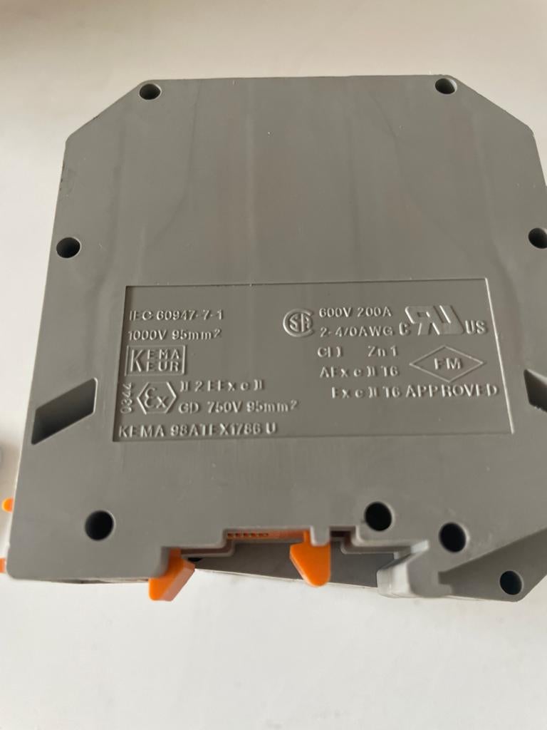 Klemmenstrook Electra KEMA 98ATEX1786U, Ophalen of Verzenden, Gebruikt, Overige typen