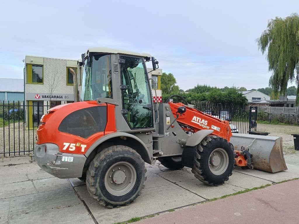 Atlas 75 E T telescopic mast wiellader loader lader, Wiellader of Shovel