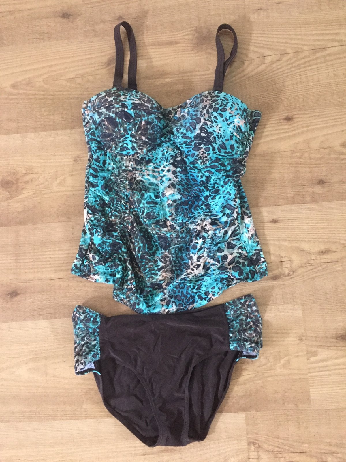 Mila Tankini met print - maat 40, Kleding | Dames, Badmode en Zwemkleding, Ophalen of Verzenden, Gedragen, Overige kleuren, Overige typen