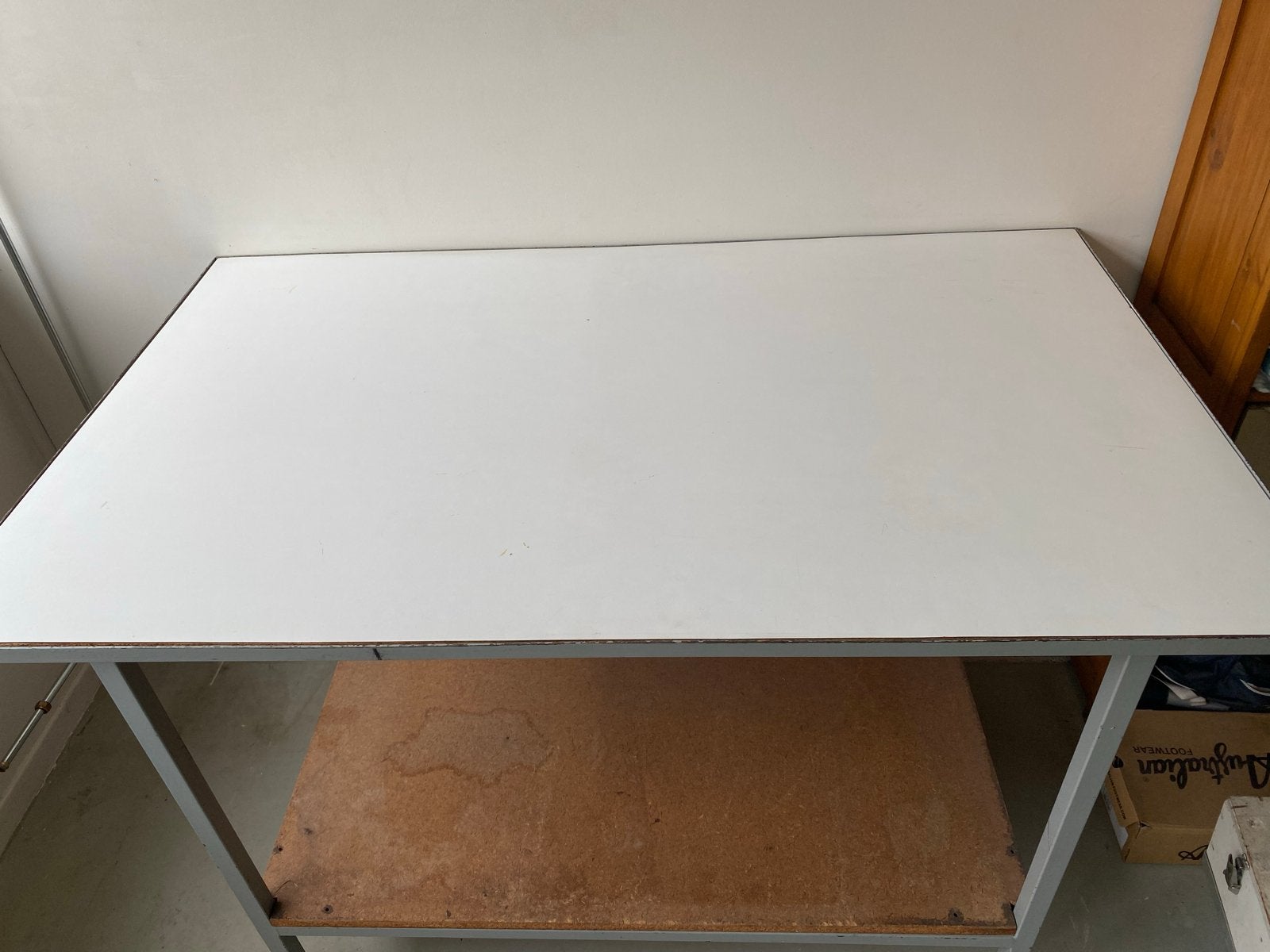 Stalen Werktafel met Formido Werkblad - 150x90 cm, Ophalen, Gebruikt, Metaal, Overige typen