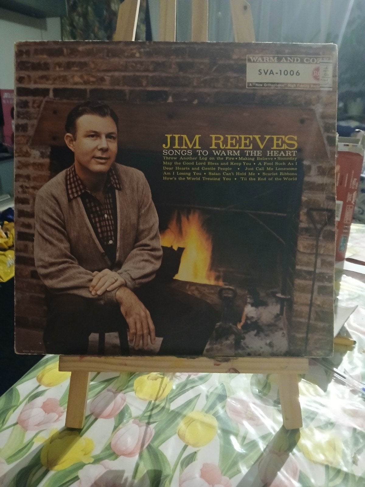 Jim Reeves - Songs to Warm the Heart LP (Country/Pop), LP, Gebruikt, Pop, Ophalen of Verzenden