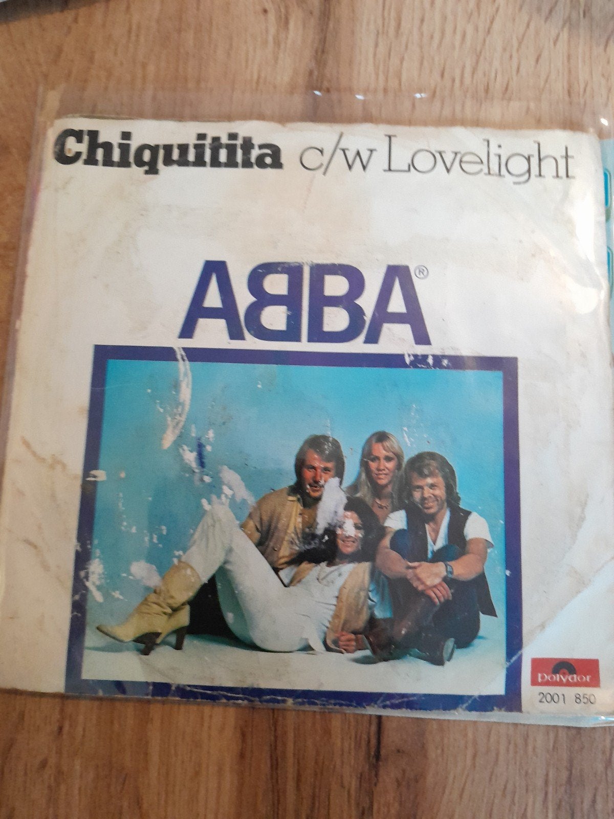 ABBA 7inch chiquitita, Cd's en Dvd's, Ophalen of Verzenden, Zo goed als nieuw, Pop