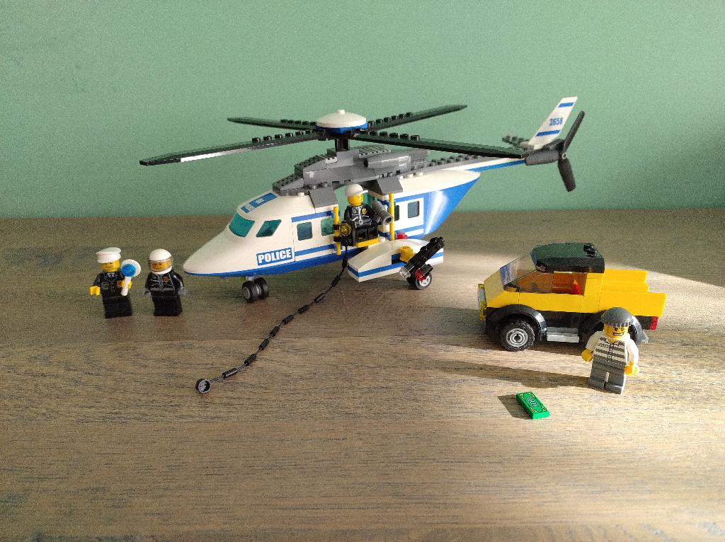 Lego City 3658 Police helicopter helikopter politie, City, Lego, Ophalen of Verzenden, Zo goed als nieuw